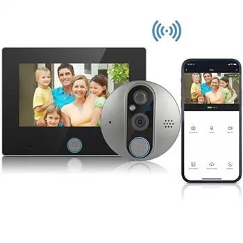 Pemapar Pintu Digital Tuya